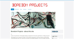 Desktop Screenshot of boredomprojects.net